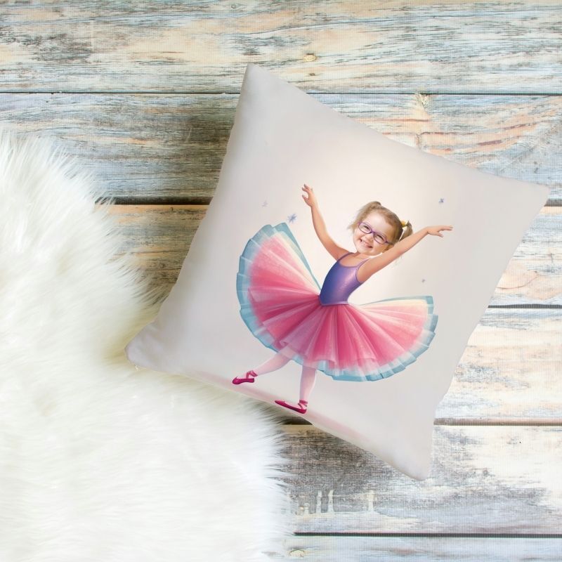 Poduszka ze zdjęciem personalizowana Baletnica 4