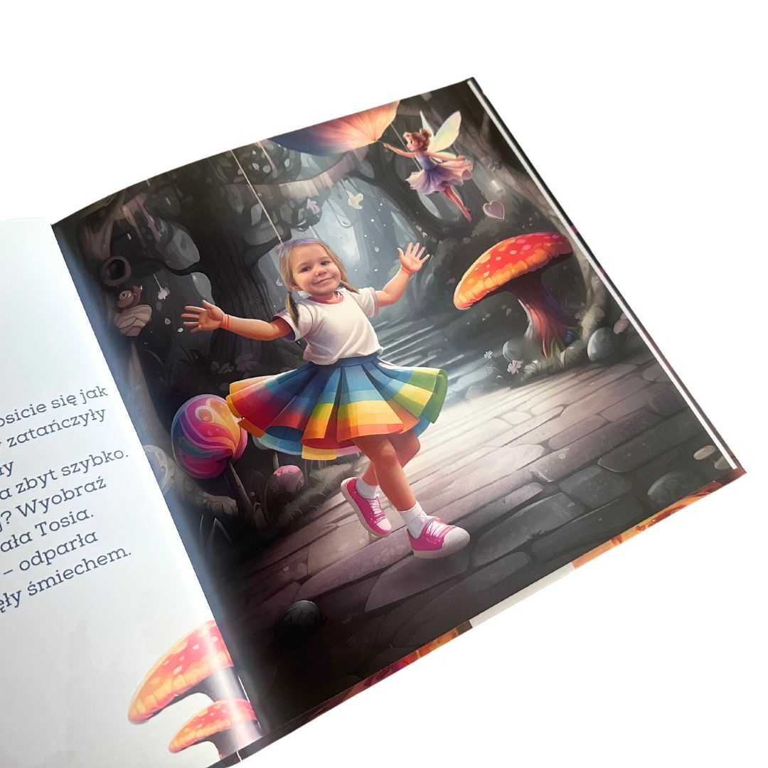 Personalizowana książka ze zdjęciem dziecka o wróżkach